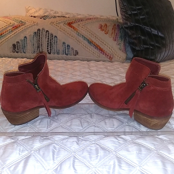 Sam Edelman Packer ankle boots booties Paprika 7 - Picture 4 of 9